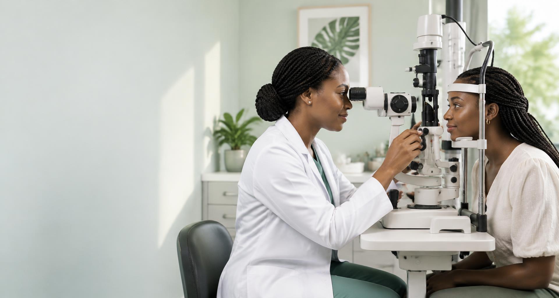 Illustrative eye care or eyewear photograph